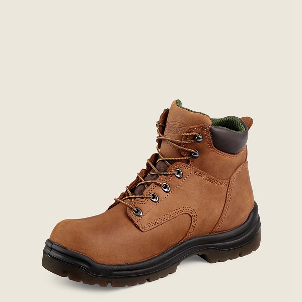 Red Wing Mens King Toe® - 6-inch Toe - Safety Boots Brown - 3401DFNTM